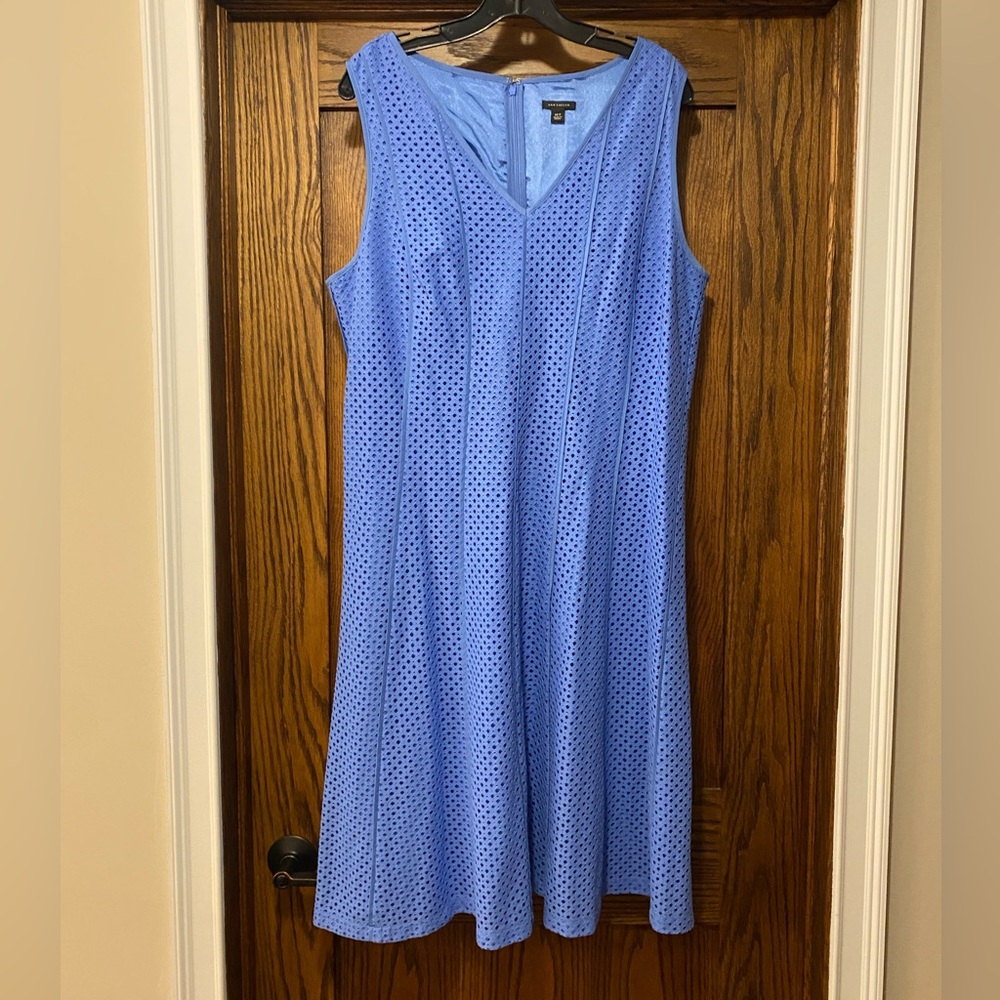Ann Taylor Blue Summer Dress 16T